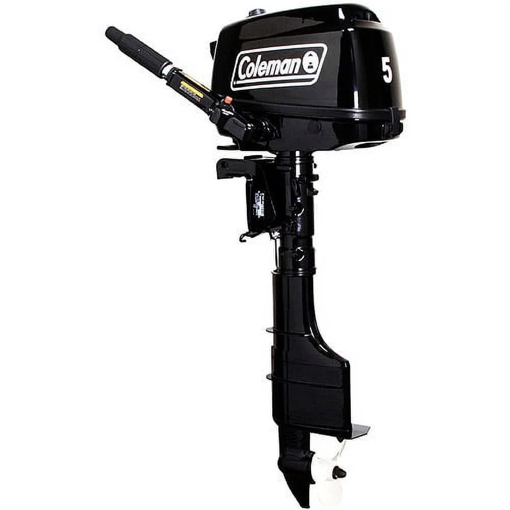 Coleman Powersports 5 HP 4 Stroke Outboards Boat Motors with Easy Pull Start F5B - Image 1