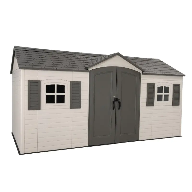 Lifetime 15′ x 8′ Outdoor Storage Sheds - Image 1