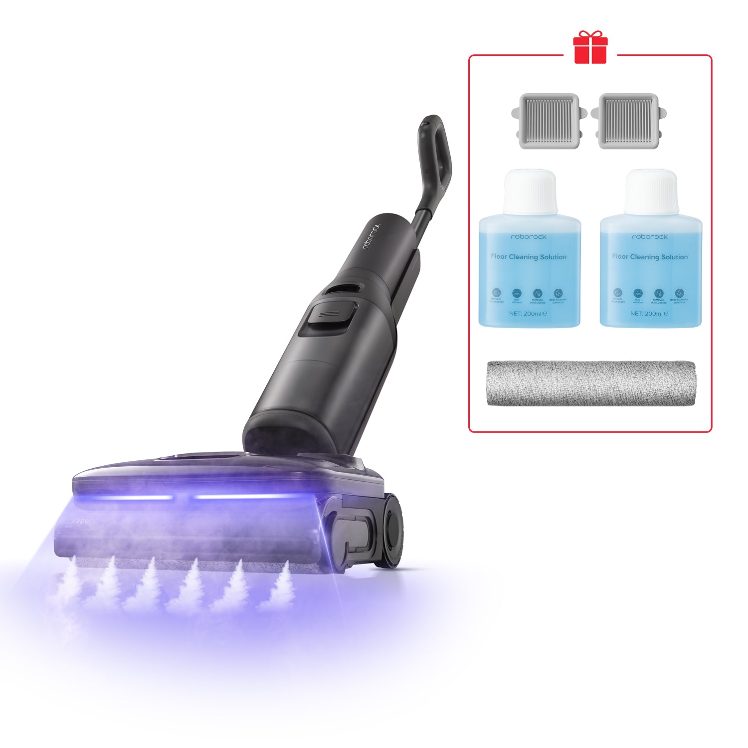 Roborock F25 Steam Set Nass- und Trockensauger mit Dampfreinigung - Image 1